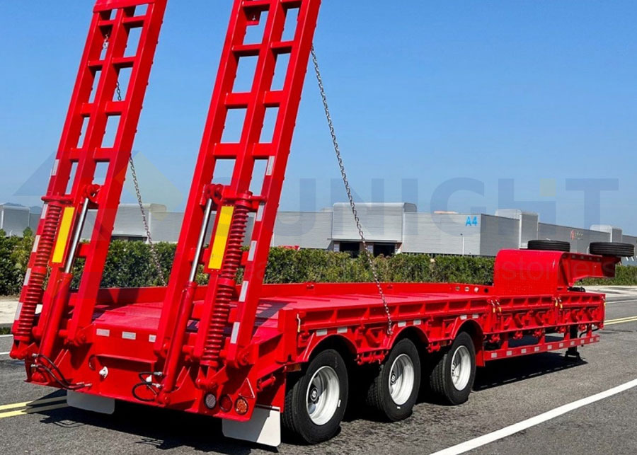 New Lowbed Semi Trailer 2 Axle, 3Axle, 4-8 Axle New Lowbed Semi Trailer for Transport construction & large equipments - Kipper oplegger: afbeelding 2 New Lowbed Semi Trailer 2 Axle, 3Axle, 4-8 Axle New Lowbed Semi Trailer for Transport construction & large equipments - Kipper oplegger: afbeelding 2