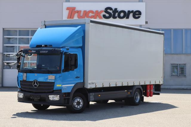 Mercedes-Benz Atego 1230 L - Schuifzeilen vrachtwagen: afbeelding 1 Mercedes-Benz Atego 1230 L - Schuifzeilen vrachtwagen: afbeelding 1