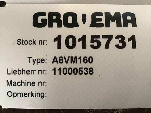 Liebherr A6VM160 - Hydromotor: afbeelding 4 Liebherr A6VM160 - Hydromotor: afbeelding 4