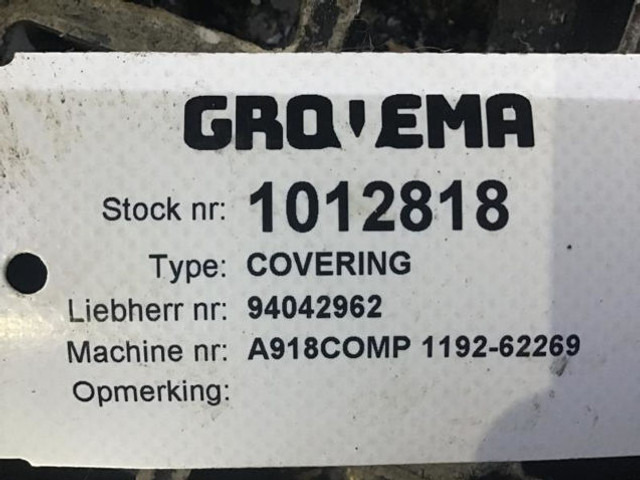 Liebherr A914 Compact - Motorkap: afbeelding 5 Liebherr A914 Compact - Motorkap: afbeelding 5