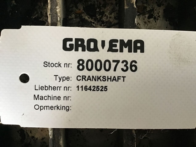 Liebherr Crankshaft - Krukas: afbeelding 5 Liebherr Crankshaft - Krukas: afbeelding 5