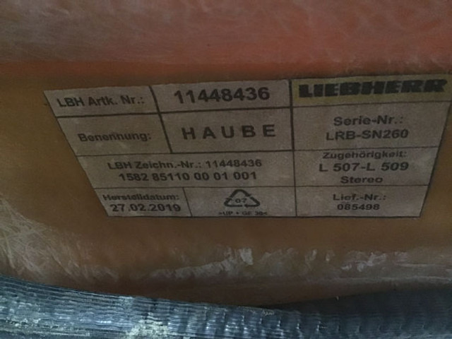 Liebherr Engine Hood - Motorkap: afbeelding 3 Liebherr Engine Hood - Motorkap: afbeelding 3