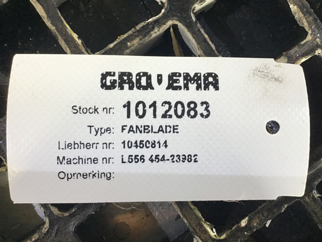 Liebherr Fan Blade - Ventilator: afbeelding 3 Liebherr Fan Blade - Ventilator: afbeelding 3