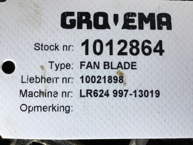 Liebherr Fan Blade - Ventilator: afbeelding 5 Liebherr Fan Blade - Ventilator: afbeelding 5