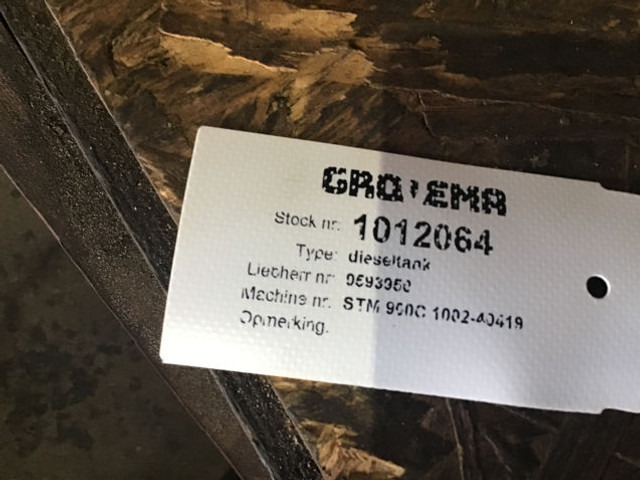 Liebherr Fuel Tank - Brandstoftank: afbeelding 5 Liebherr Fuel Tank - Brandstoftank: afbeelding 5