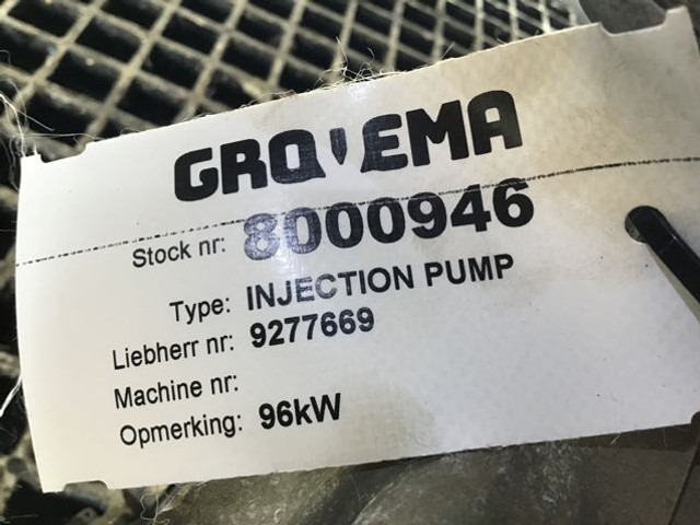 Brandstofpomp Liebherr Injection Pump: afbeelding 6