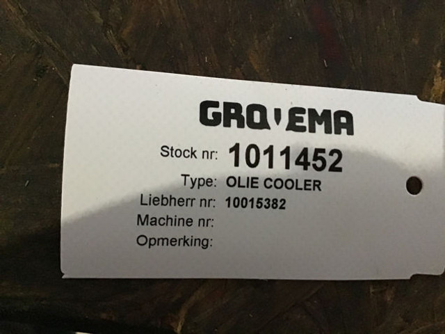 Liebherr Oilcooler - Oliekoeler: afbeelding 3 Liebherr Oilcooler - Oliekoeler: afbeelding 3