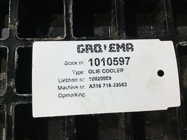 Liebherr Oilcooler - Oliekoeler: afbeelding 2 Liebherr Oilcooler - Oliekoeler: afbeelding 2