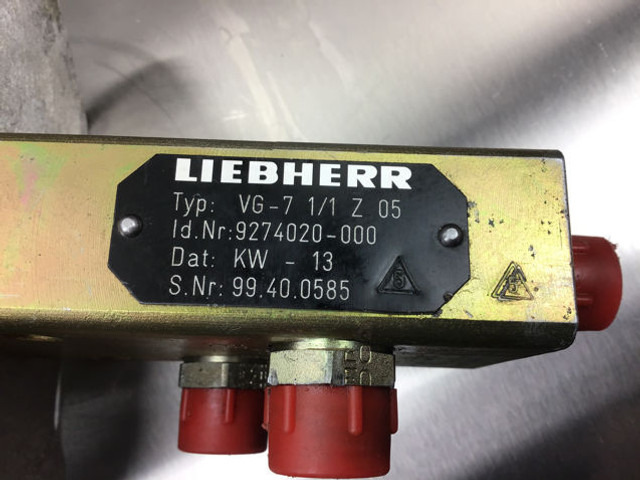 Pedaal Liebherr Pilot Control Unit: afbeelding 10