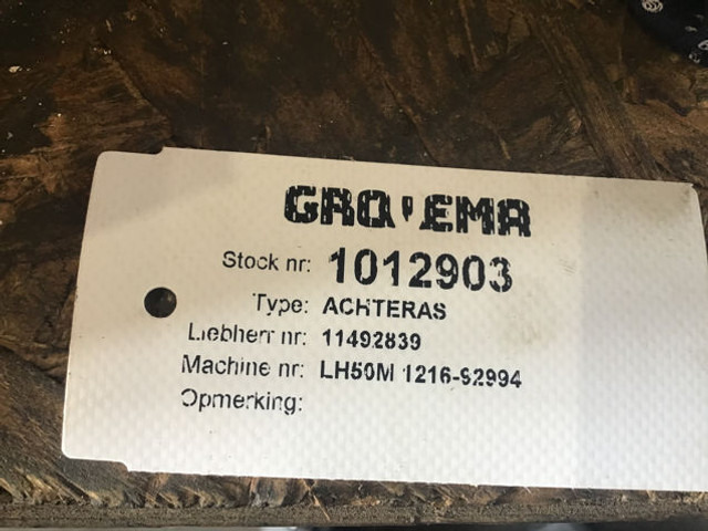 Liebherr Rear Axle - As en onderdelen: afbeelding 5 Liebherr Rear Axle - As en onderdelen: afbeelding 5