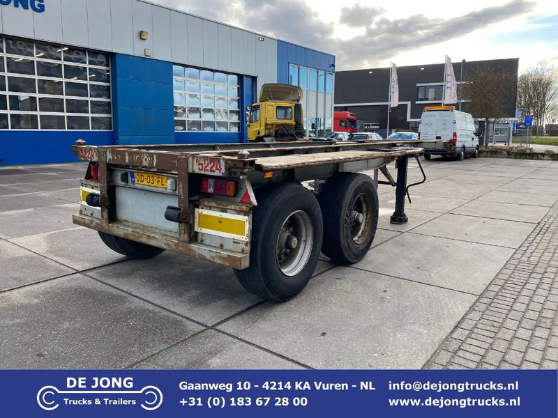 Pacton Container Chassis 20 FT / Steel Suspension - Containertransporter/ Wissellaadbak oplegger: afbeelding 1 Pacton Container Chassis 20 FT / Steel Suspension - Containertransporter/ Wissellaadbak oplegger: afbeelding 1