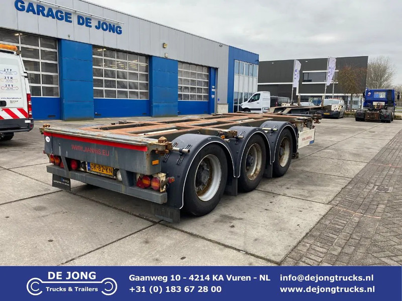 Pacton TXC 343 Multi / 3x Extendable / 1x Lift Axle - Containertransporter/ Wissellaadbak oplegger: afbeelding 1 Pacton TXC 343 Multi / 3x Extendable / 1x Lift Axle - Containertransporter/ Wissellaadbak oplegger: afbeelding 1