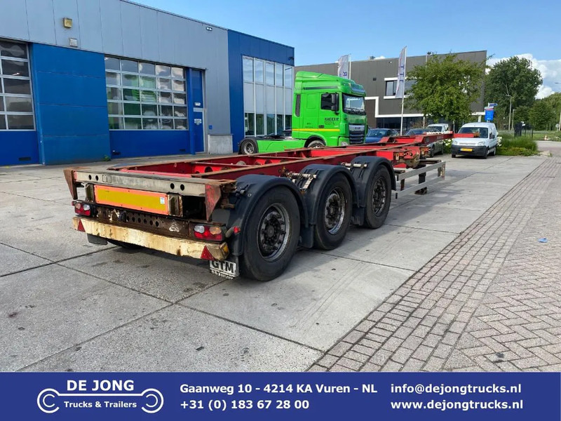 Schmitz Cargobull SCF 24 G Chassis / SAF + Disc / 1x Extendable / Lift axle - Containertransporter/ Wissellaadbak oplegger: afbeelding 1 Schmitz Cargobull SCF 24 G Chassis / SAF + Disc / 1x Extendable / Lift axle - Containertransporter/ Wissellaadbak oplegger: afbeelding 1
