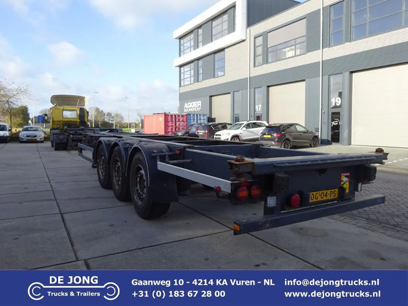 Schmitz Cargobull SCF 24G / MB + DISC / 40-45FT / 1x Lift axle - Containertransporter/ Wissellaadbak oplegger: afbeelding 1 Schmitz Cargobull SCF 24G / MB + DISC / 40-45FT / 1x Lift axle - Containertransporter/ Wissellaadbak oplegger: afbeelding 1