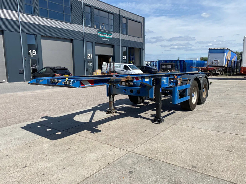 TURBO'S HOET 20 FT Container Chassis / APK t/m 3-2026 / BPW + Drum - Containertransporter/ Wissellaadbak oplegger: afbeelding 4 TURBO'S HOET 20 FT Container Chassis / APK t/m 3-2026 / BPW + Drum - Containertransporter/ Wissellaadbak oplegger: afbeelding 4