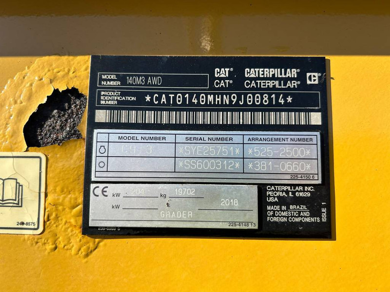 Cat 140 M 3 AWD - Grader: afbeelding 5 Cat 140 M 3 AWD - Grader: afbeelding 5