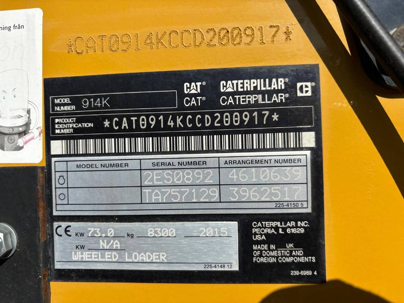 Cat 914 K - Wiellader: afbeelding 5 Cat 914 K - Wiellader: afbeelding 5
