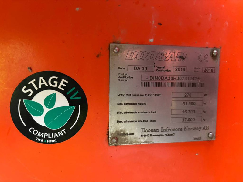 Doosan DA 30 - Kiepwagen met knikbesturing: afbeelding 5 Doosan DA 30 - Kiepwagen met knikbesturing: afbeelding 5