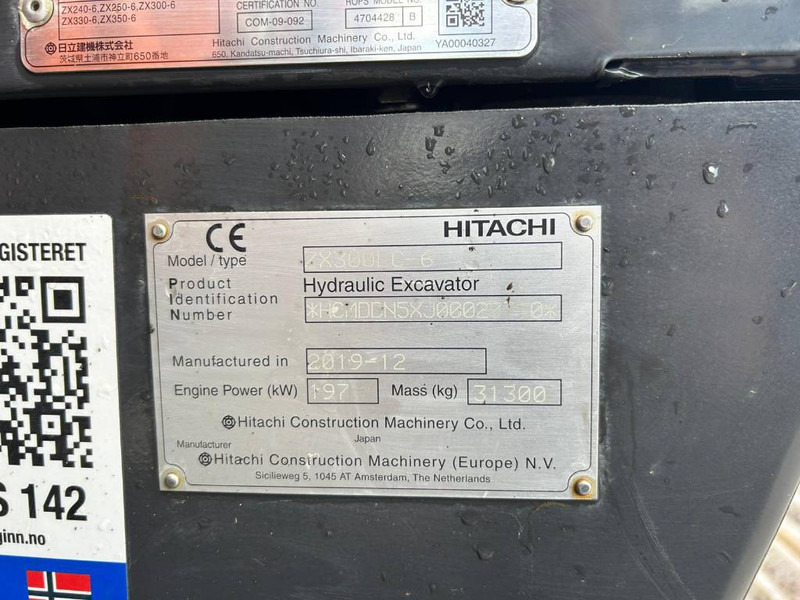 Hitachi ZX 300 LC-6 - Rupsgraafmachine: afbeelding 5 Hitachi ZX 300 LC-6 - Rupsgraafmachine: afbeelding 5