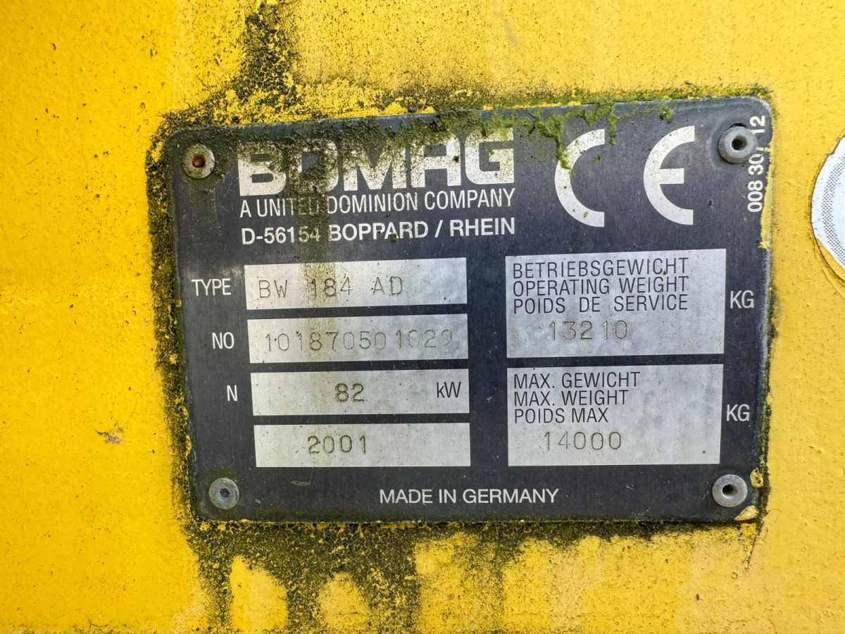 BOMAG BW 184 AD - Asfaltwals: afbeelding 4 BOMAG BW 184 AD - Asfaltwals: afbeelding 4