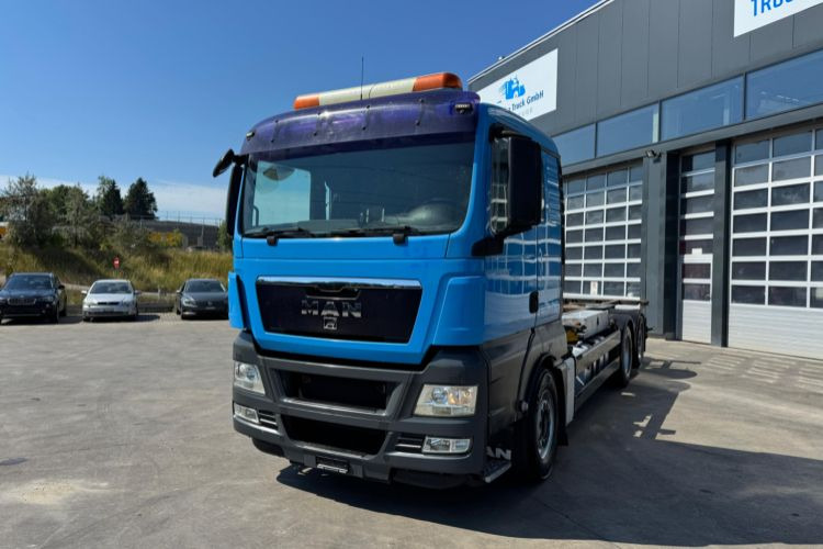MAN TGX 26.480 6x2 Kompressor - Containertransporter/ Wissellaadbak vrachtwagen: afbeelding 1 MAN TGX 26.480 6x2 Kompressor - Containertransporter/ Wissellaadbak vrachtwagen: afbeelding 1