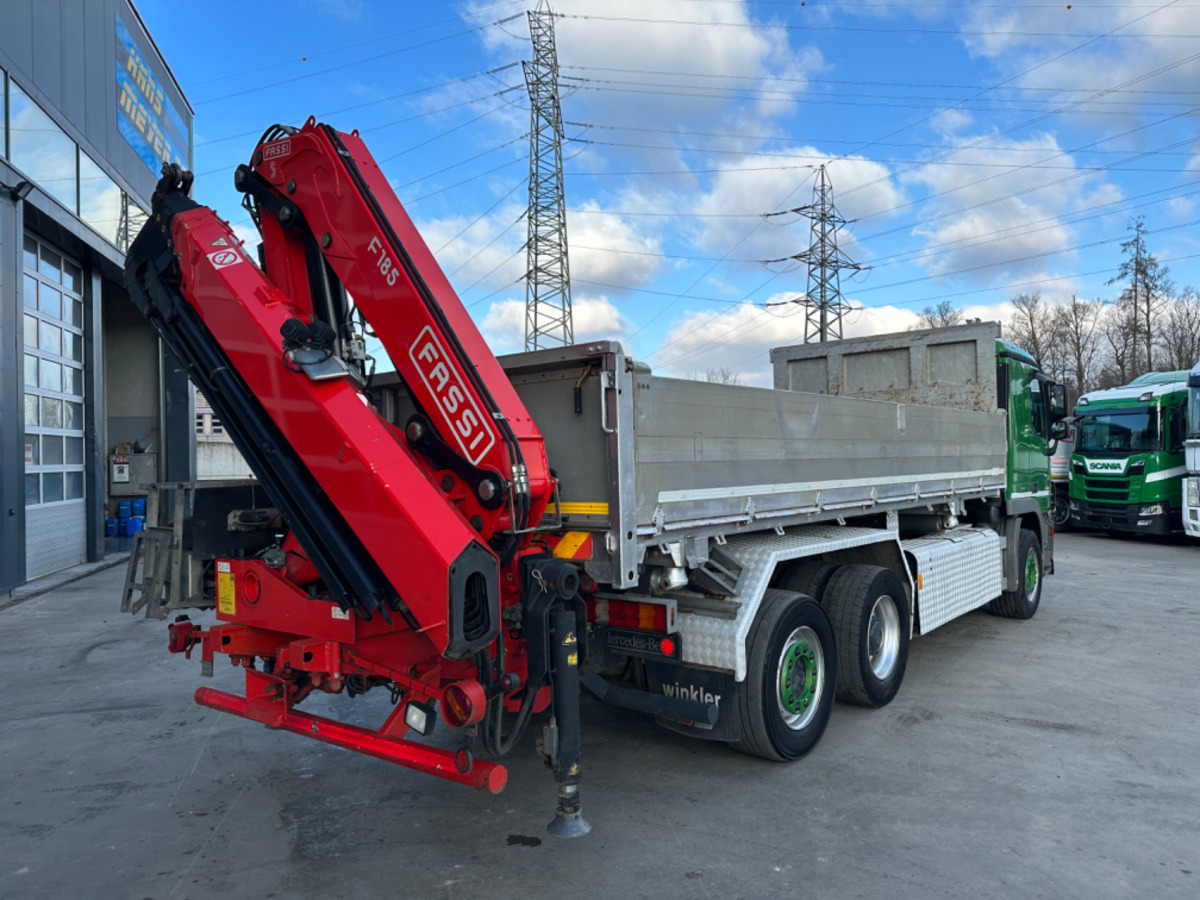 Kipper vrachtwagen, Kraanwagen MERCEDES 2551 V8 6x2 Fassi 185-5 Bj.2020: afbeelding 6 Kipper vrachtwagen, Kraanwagen MERCEDES 2551 V8 6x2 Fassi 185-5 Bj.2020: afbeelding 6