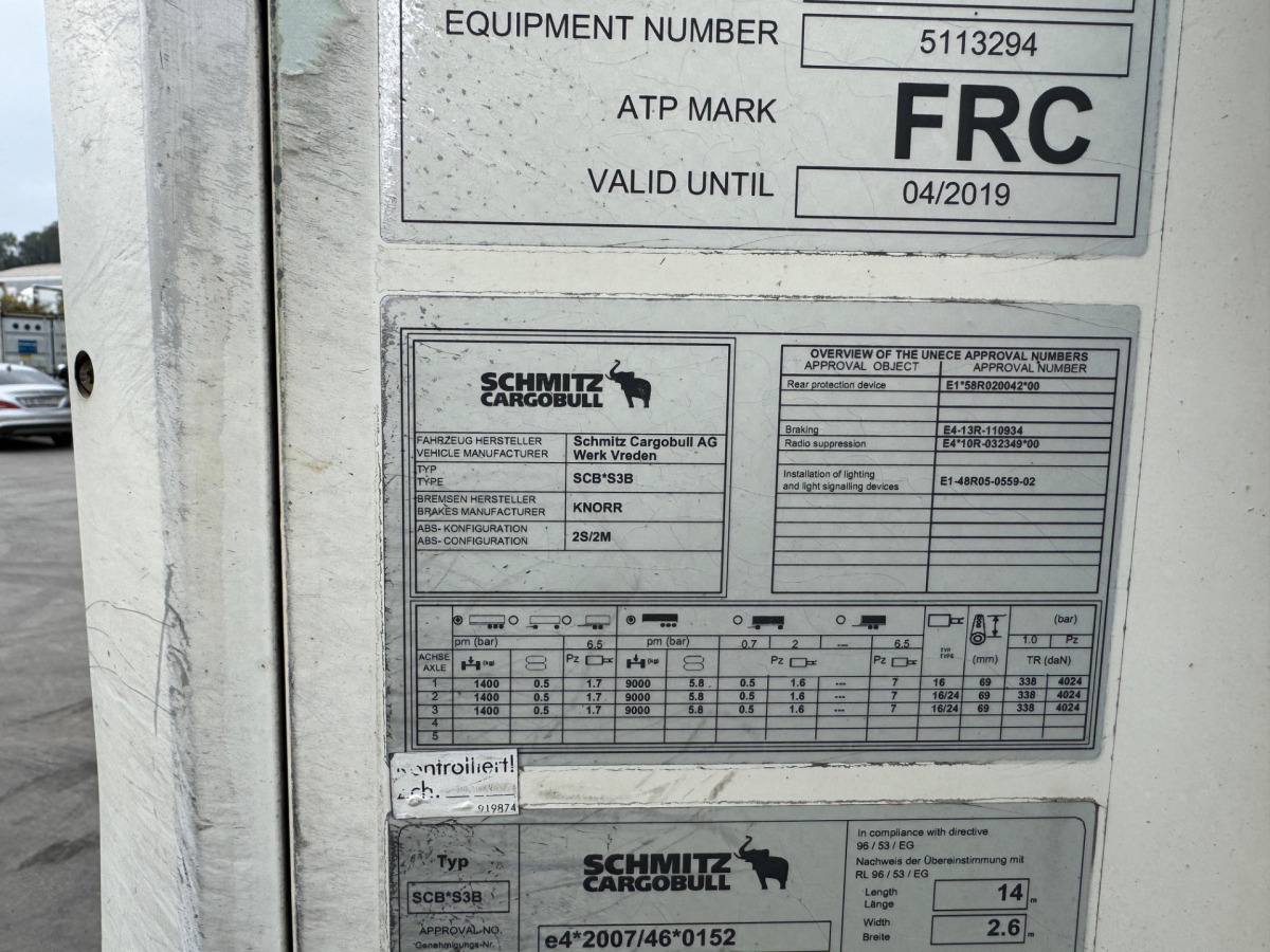 Koelwagen oplegger SCHMITZ CARGOBULL Bi-Temp Carrier Vector 1950 2 - Zonen: afbeelding 14