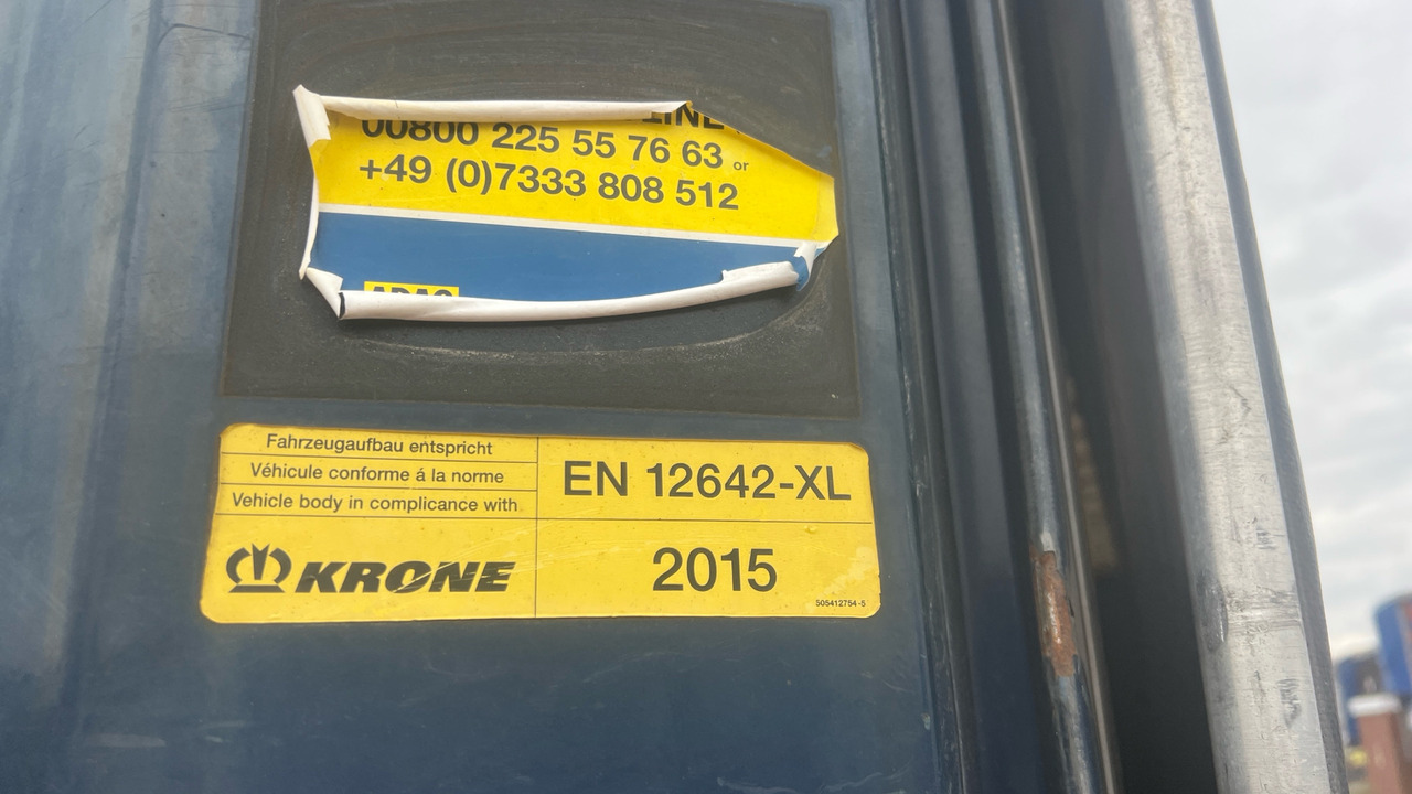 Aanhanger KRONE CURTAINSIDE EUROLINER: afbeelding 15