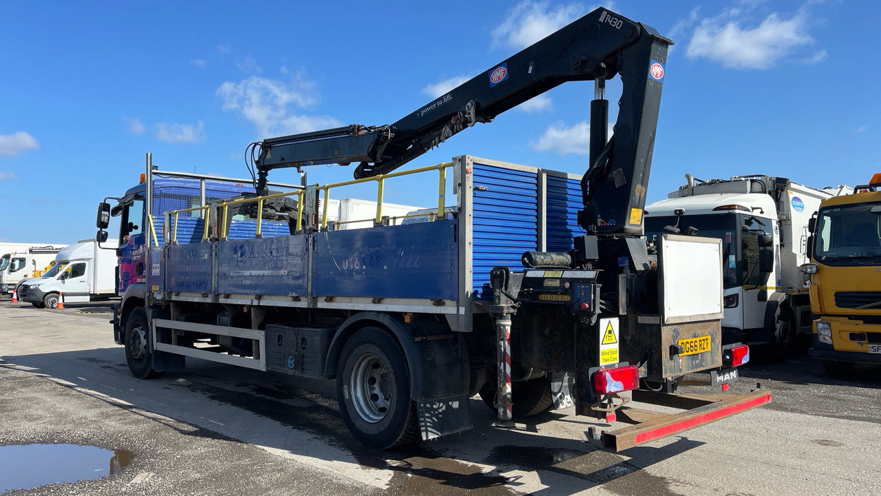 Man TGM 18.250 - Vrachtwagen met open laadbak, Kraanwagen: afbeelding 3 Man TGM 18.250 - Vrachtwagen met open laadbak, Kraanwagen: afbeelding 3