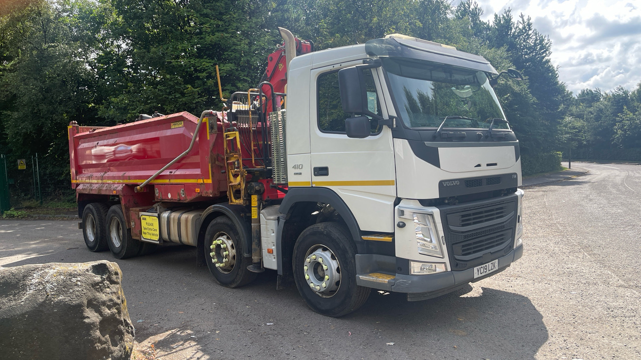 Volvo FM 410 - Kipper vrachtwagen, Kraanwagen: afbeelding 1 Volvo FM 410 - Kipper vrachtwagen, Kraanwagen: afbeelding 1