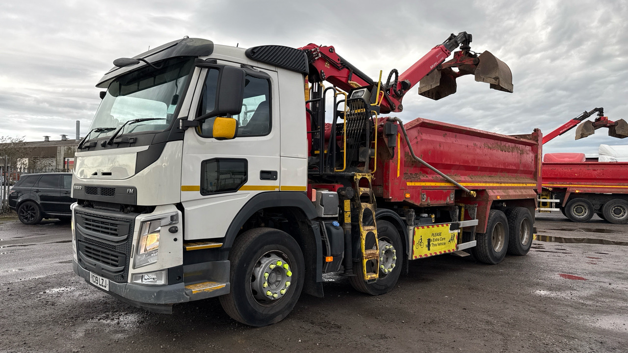 Volvo FM 410 - Kipper vrachtwagen, Kraanwagen: afbeelding 2 Volvo FM 410 - Kipper vrachtwagen, Kraanwagen: afbeelding 2