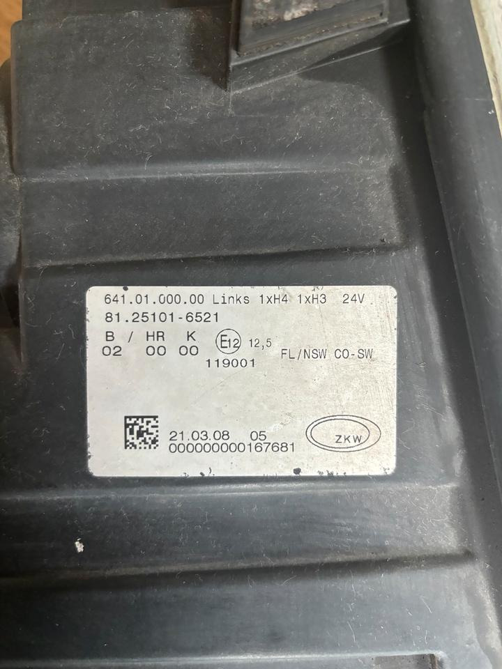 MAN TGX/TGS Nebelscheinwerfer Links 81.25101-6521 - Mistlamp voor Vrachtwagen: afbeelding 4 MAN TGX/TGS Nebelscheinwerfer Links 81.25101-6521 - Mistlamp voor Vrachtwagen: afbeelding 4