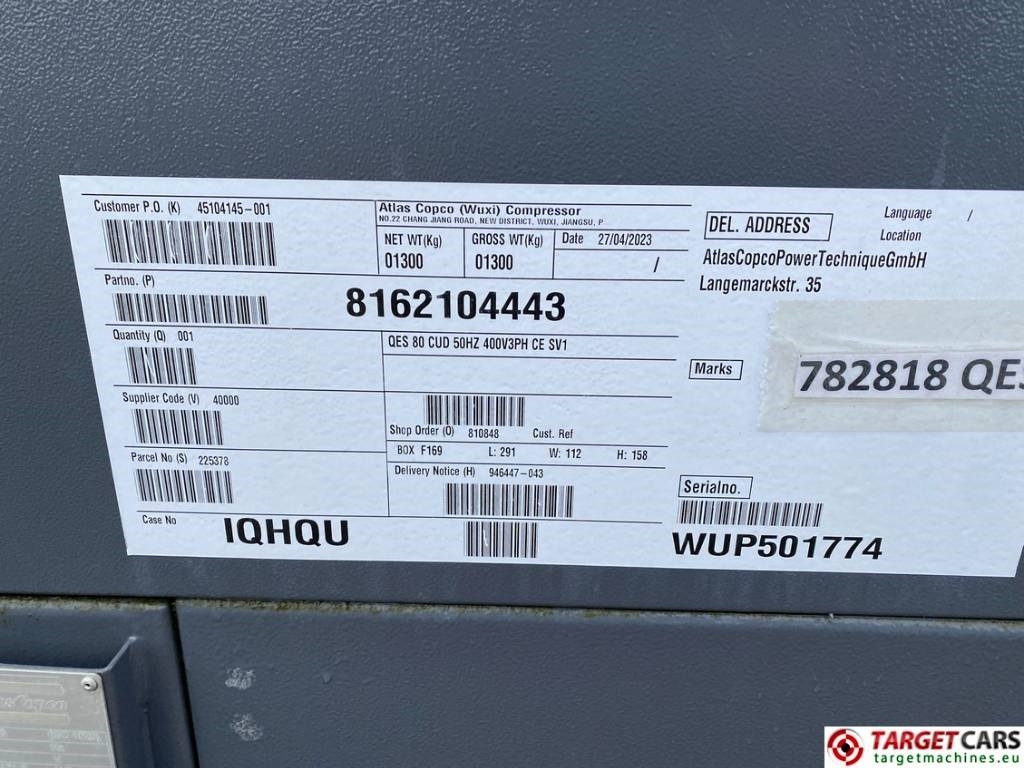 Nieuw Industrie generator Atlas Copco QES80 Diesel 90KVA Generator 400/230V Unused: afbeelding 11 Nieuw Industrie generator Atlas Copco QES80 Diesel 90KVA Generator 400/230V Unused: afbeelding 11