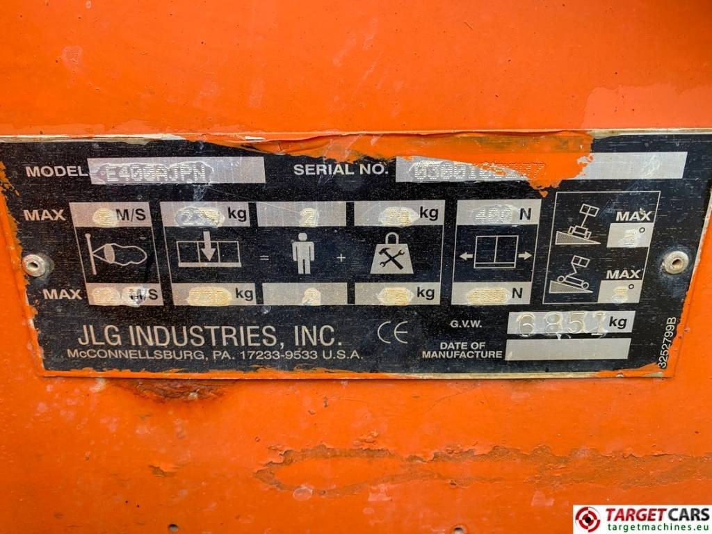 Knikarmhoogwerker JLG E400AJPN Jib Plus Articulated Boom Lift 1419cm: afbeelding 10