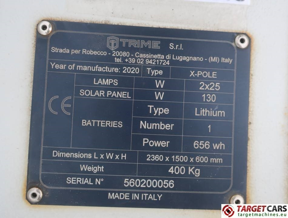 Lichtmast Trime X-Polar Solar Panel 50W Led Tower Light: afbeelding 10