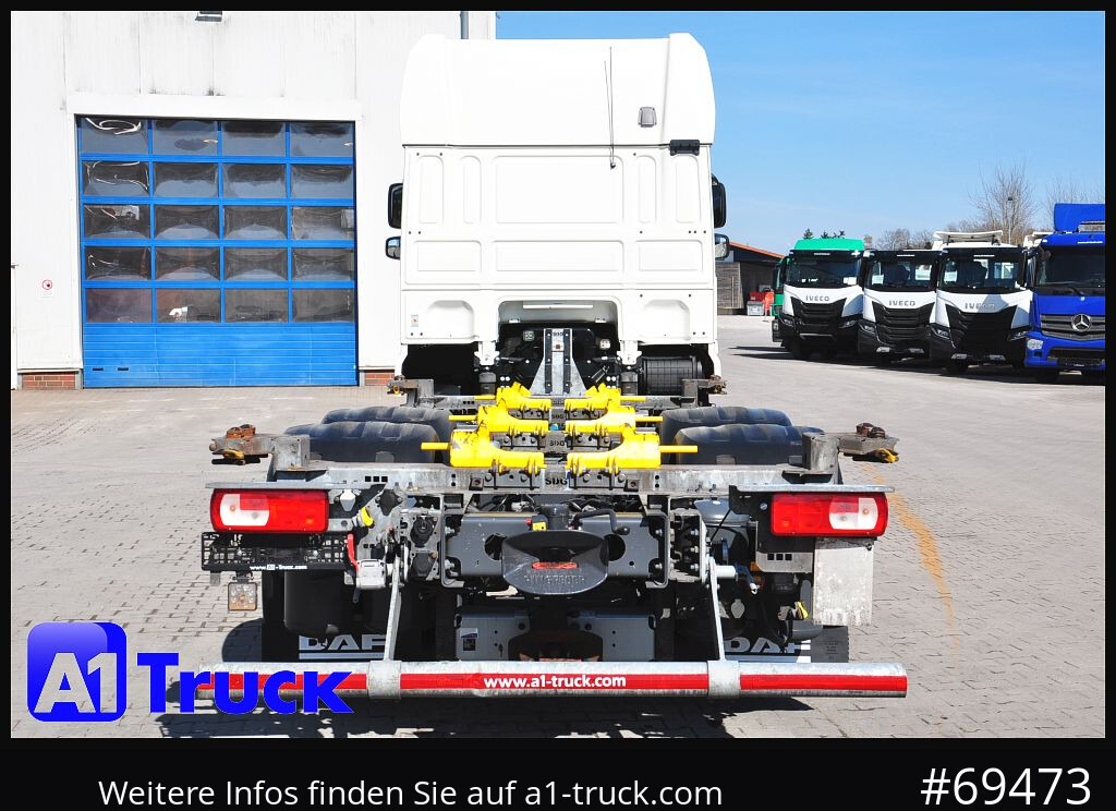 Containertransporter/ Wissellaadbak vrachtwagen DAF DAF XF 480 FAR SSC Intarder Multiwechsler, 7.82: afbeelding 9
