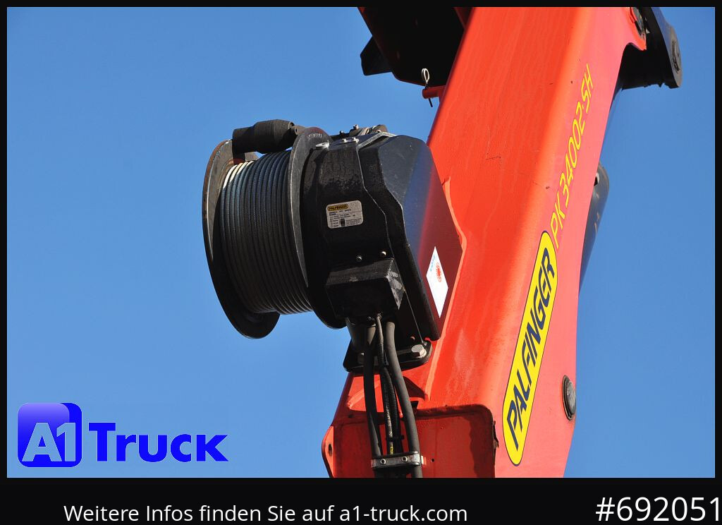 DAF XF 510 SSC PK 34.002, Jib Seilwinde Funk - Vrachtwagen met open laadbak, Kraanwagen: afbeelding 4 DAF XF 510 SSC PK 34.002, Jib Seilwinde Funk - Vrachtwagen met open laadbak, Kraanwagen: afbeelding 4