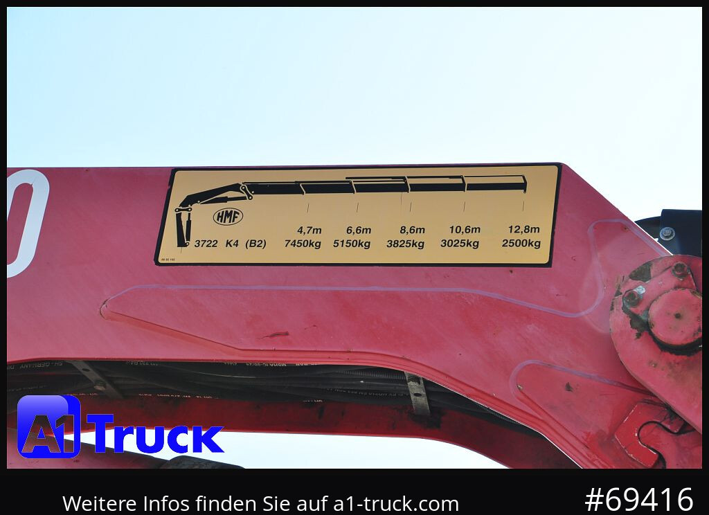 IVECO 420 6x4, HMF3722 Jib Funk Seilwinde, - Kraanwagen: afbeelding 3 IVECO 420 6x4, HMF3722 Jib Funk Seilwinde, - Kraanwagen: afbeelding 3
