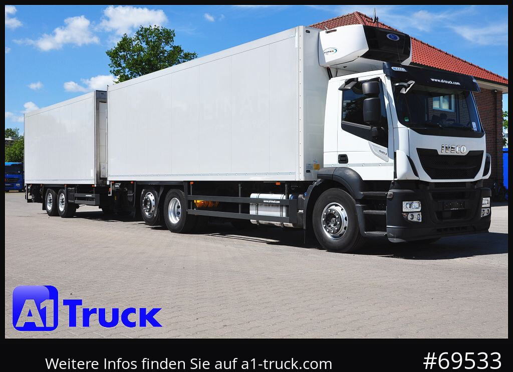 IVECO Stralis 420 Kühlzug Durchladbar Carrier Schmitz - Koelwagen vrachtwagen: afbeelding 1 IVECO Stralis 420 Kühlzug Durchladbar Carrier Schmitz - Koelwagen vrachtwagen: afbeelding 1