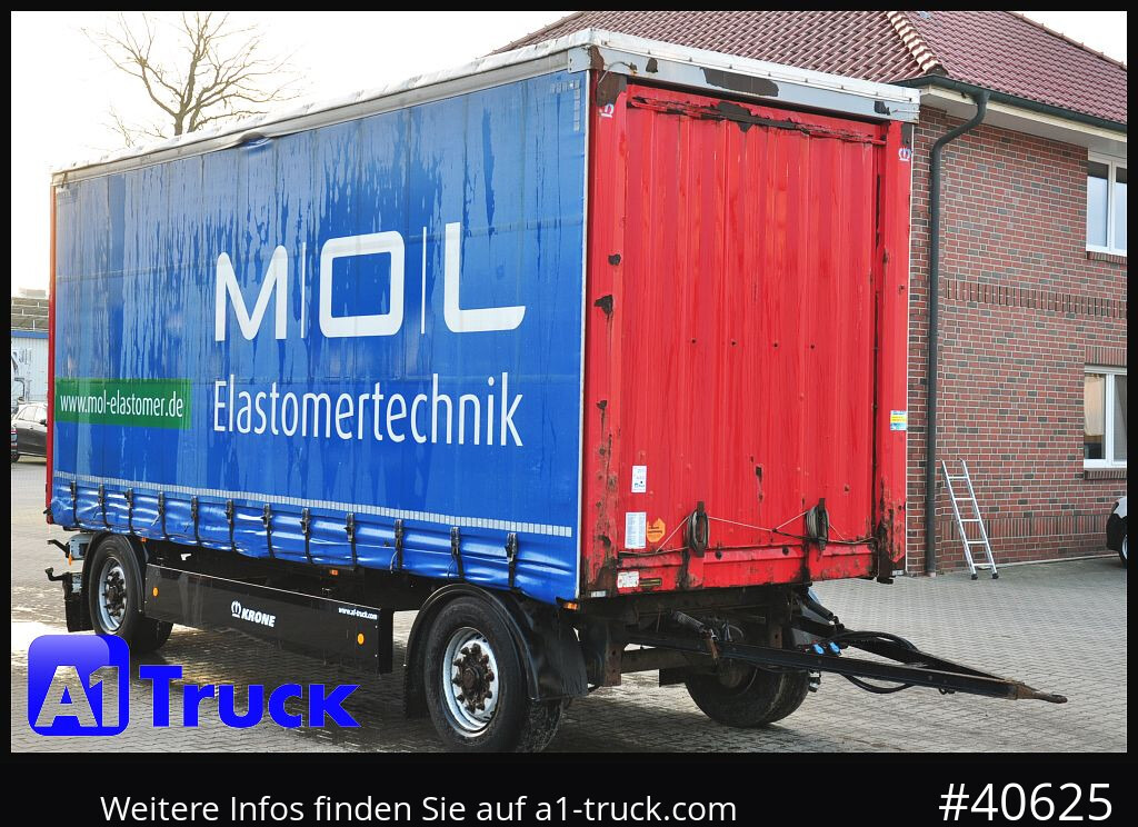 KRONE AZP 18, Maxi, 2800mm innen, Edscha, - Aanhangwagen met huif: afbeelding 1 KRONE AZP 18, Maxi, 2800mm innen, Edscha, - Aanhangwagen met huif: afbeelding 1