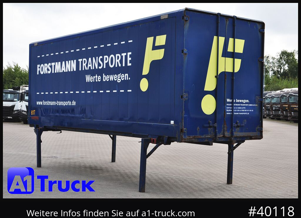 Gesloten laadbak KRONE BDF 7,82 Container, 2700mm Innenhöhe, Portaltür: afbeelding 11