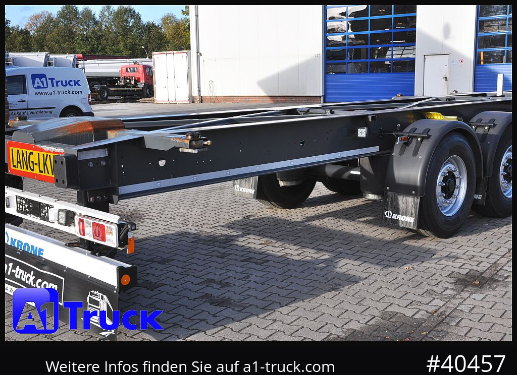KRONE Container Chassi lang, 2 x 7,45 Wechselbrücken, wenig genutzt.. - Containertransporter/ Wissellaadbak oplegger: afbeelding 5 KRONE Container Chassi lang, 2 x 7,45 Wechselbrücken, wenig genutzt.. - Containertransporter/ Wissellaadbak oplegger: afbeelding 5