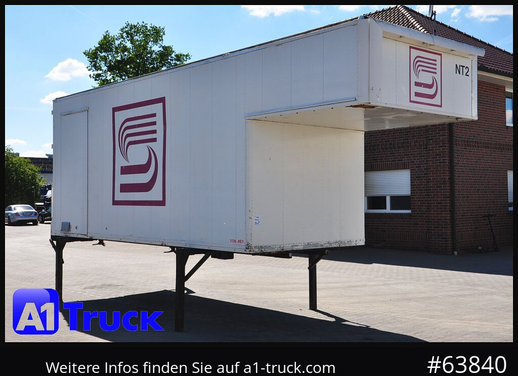 KRONE Container Lager, kann verladen werden 6,3 + 2 Meter - Gesloten laadbak: afbeelding 1 KRONE Container Lager, kann verladen werden 6,3 + 2 Meter - Gesloten laadbak: afbeelding 1