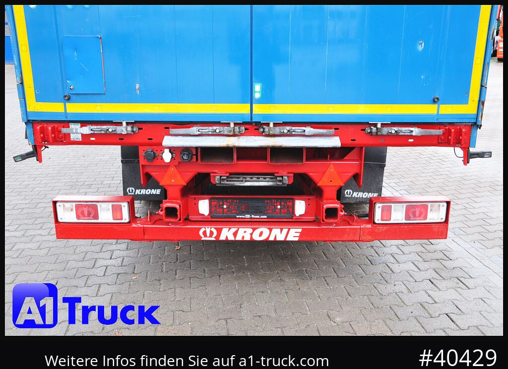 KRONE SD 27, Papier, Staplerhalterung, Bordwand, Lenkachse - Schuifzeiloplegger: afbeelding 4 KRONE SD 27, Papier, Staplerhalterung, Bordwand, Lenkachse - Schuifzeiloplegger: afbeelding 4