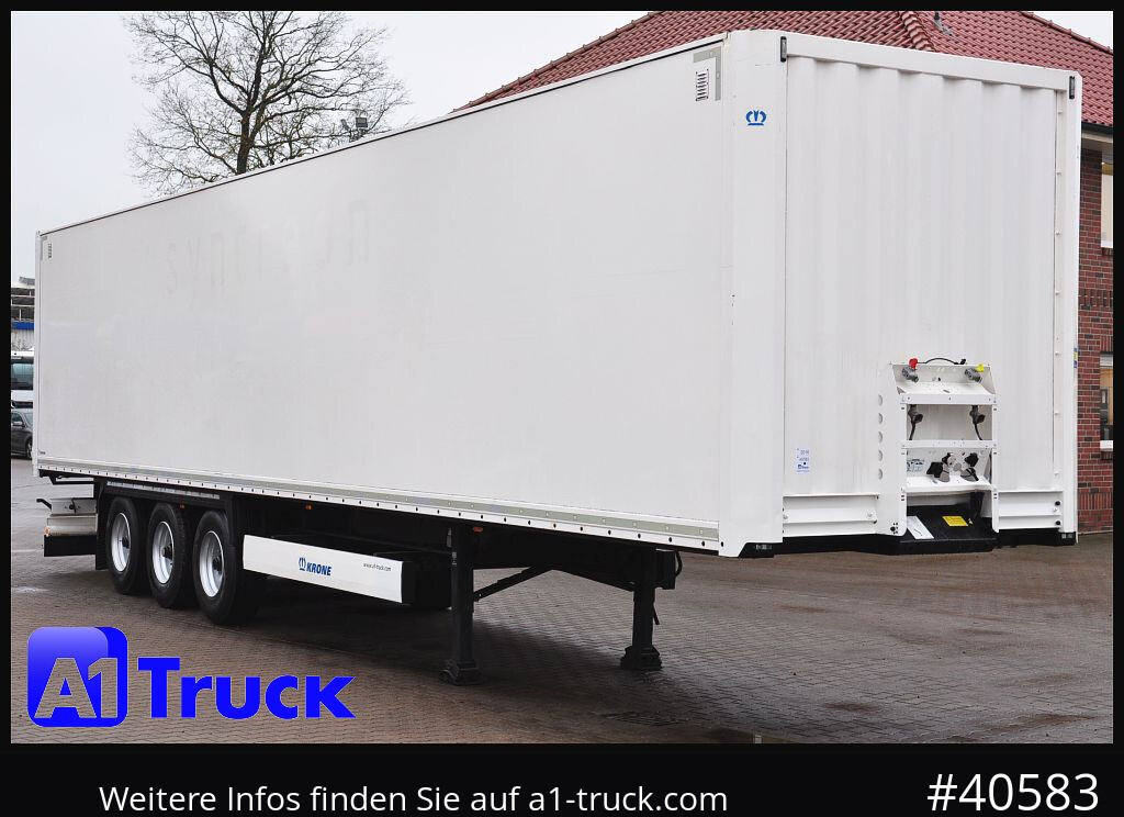 KRONE SDK 27, Koffer, 1 Vorbesitzer, Plywood, - Gesloten oplegger: afbeelding 1 KRONE SDK 27, Koffer, 1 Vorbesitzer, Plywood, - Gesloten oplegger: afbeelding 1