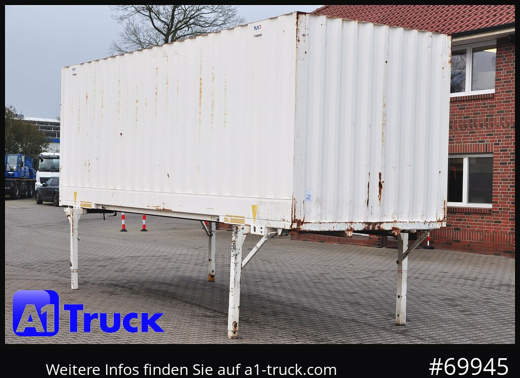 KRONE TULO Wechselbrücke Koffer, Zurrösen innen 2460mm - Gesloten laadbak: afbeelding 1 KRONE TULO Wechselbrücke Koffer, Zurrösen innen 2460mm - Gesloten laadbak: afbeelding 1