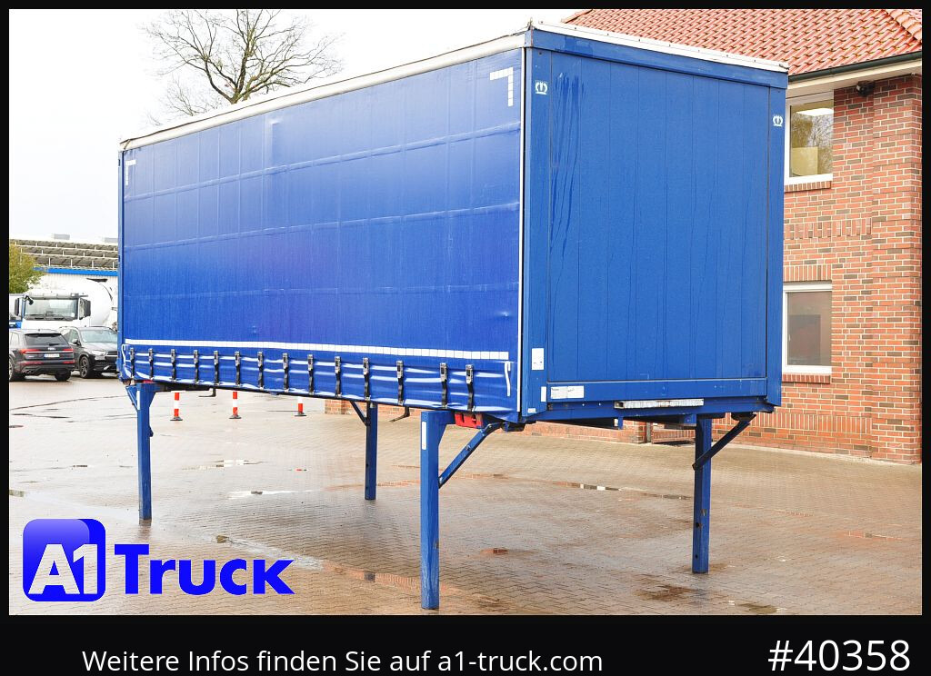 KRONE Wechselbrücke 7,45, Code XL, Bordwand, neue Plane - Schuifzeilen laadbak: afbeelding 1 KRONE Wechselbrücke 7,45, Code XL, Bordwand, neue Plane - Schuifzeilen laadbak: afbeelding 1