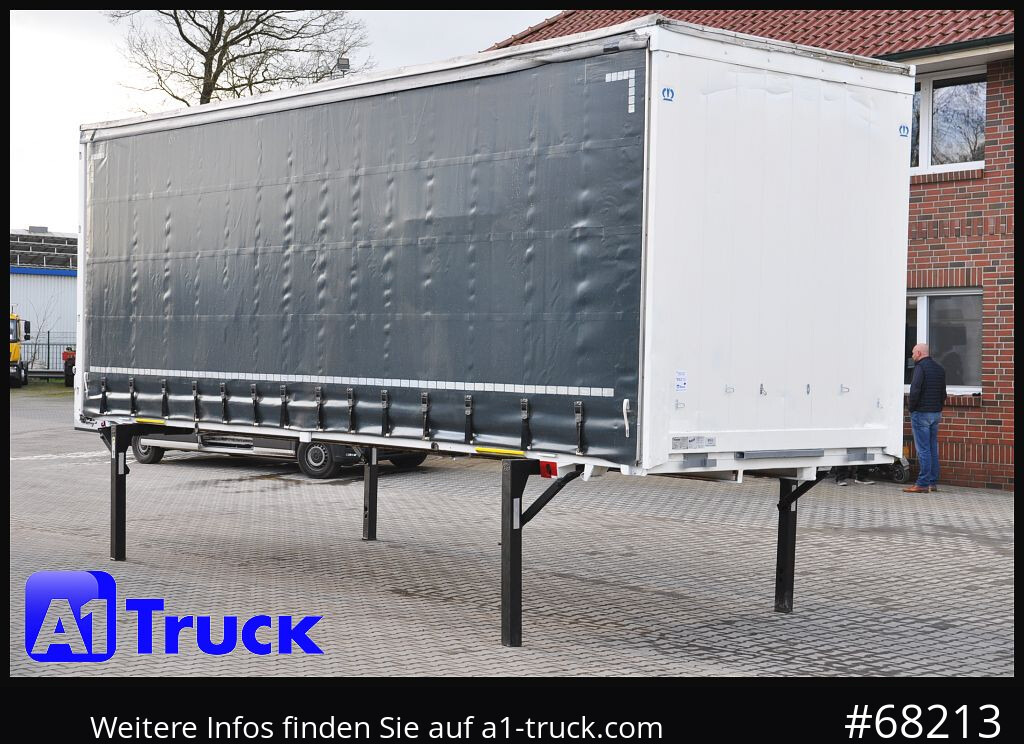 Schuifzeilen laadbak KRONE Wechselbrücke 7,82 , neue Plane, 2650mm innen: afbeelding 1