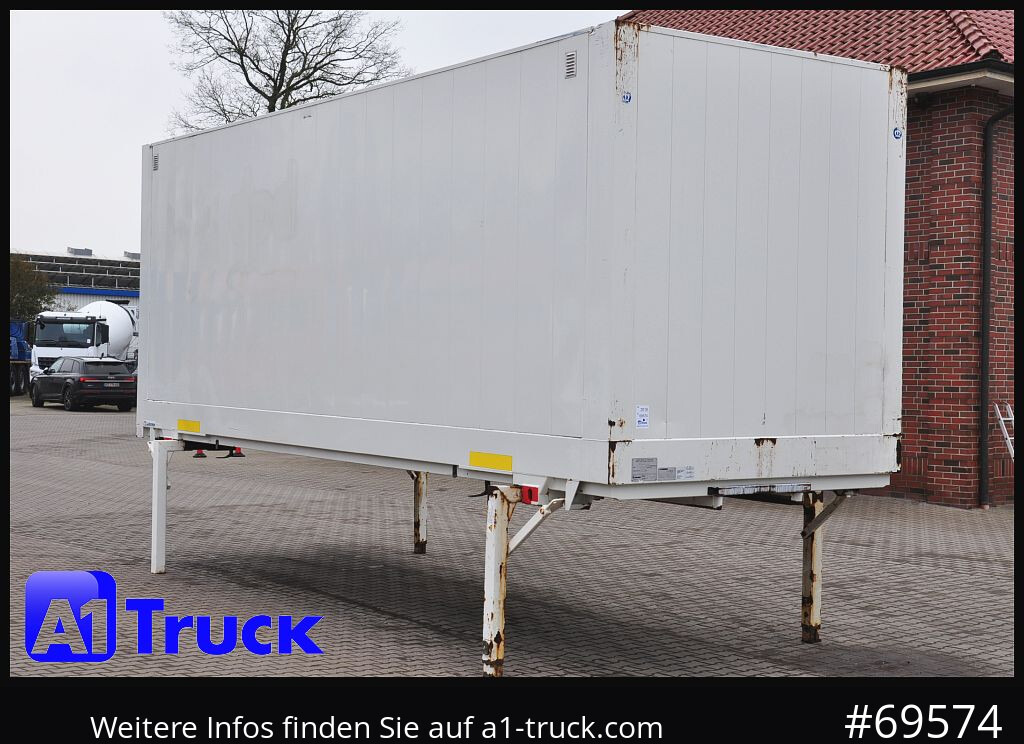 KRONE Wechselbrücke BDF 7,45 Koffer, Textil 2750mm innen, 20 x vorhanden - Gesloten laadbak: afbeelding 1 KRONE Wechselbrücke BDF 7,45 Koffer, Textil 2750mm innen, 20 x vorhanden - Gesloten laadbak: afbeelding 1