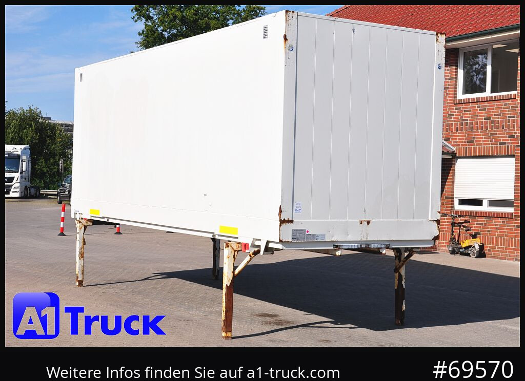 KRONE Wechselbrücke BDF 7,45 Koffer, Textil 2750mm innen, 20 x vorhanden - Gesloten laadbak: afbeelding 1 KRONE Wechselbrücke BDF 7,45 Koffer, Textil 2750mm innen, 20 x vorhanden - Gesloten laadbak: afbeelding 1